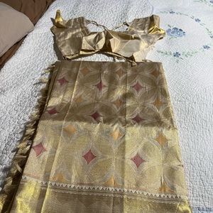 Kanjeevaram Saree brand new, never worn.  $60.